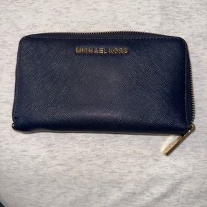 Michael Kors Navy Blue Wallet